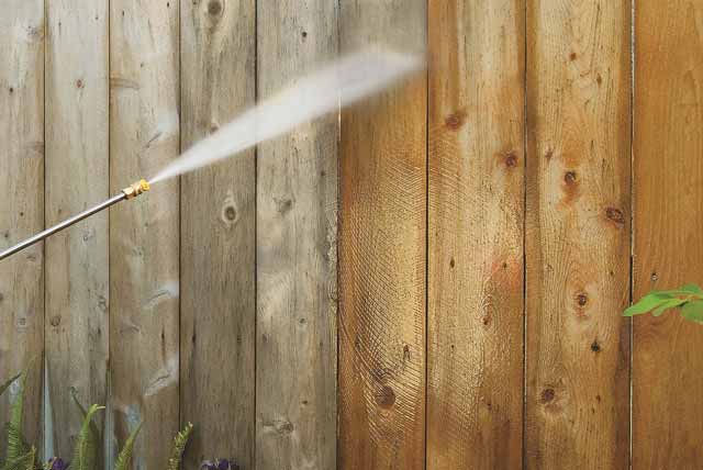 fence cleaning